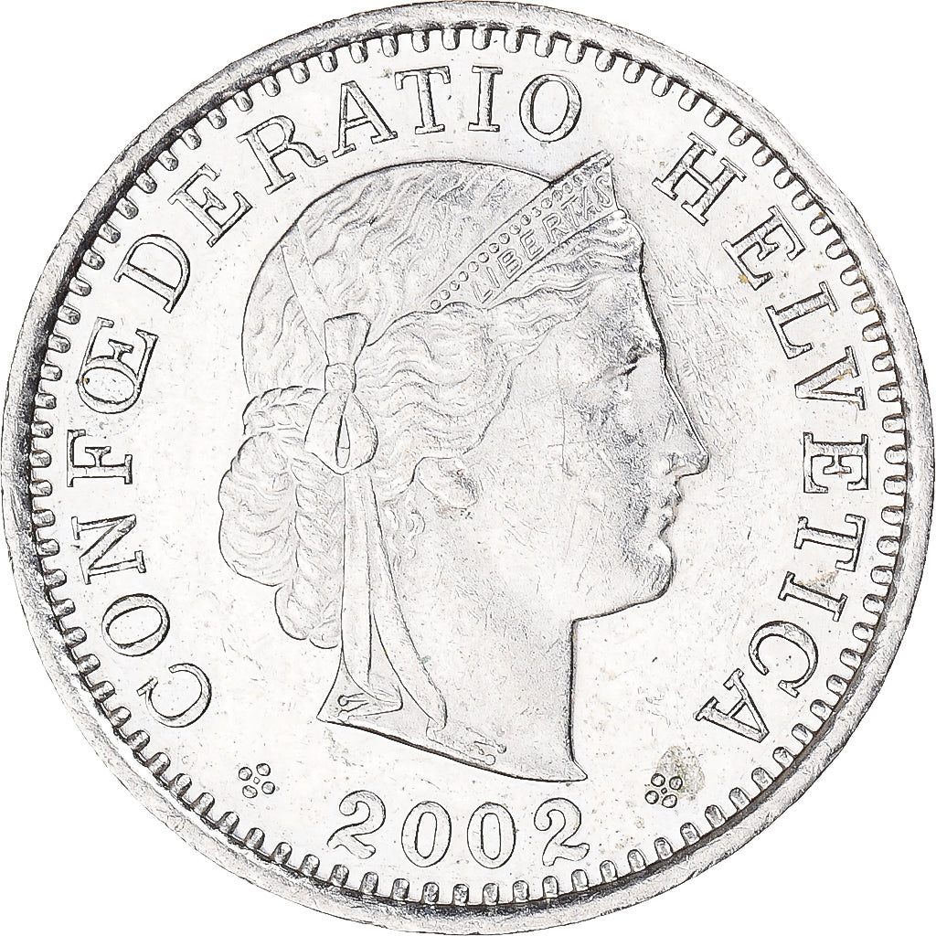 Moneta, Szwajcaria, 20 Rappen, 2002