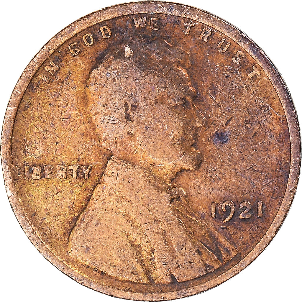 Monnaie, États-Unis, Cent, 1921