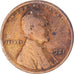 Monnaie, États-Unis, Cent, 1921