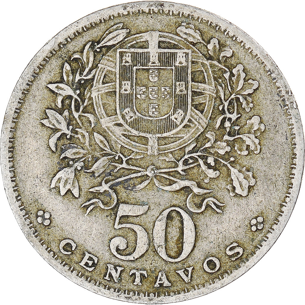 Munten, Portugal, 50 Centavos, 1956