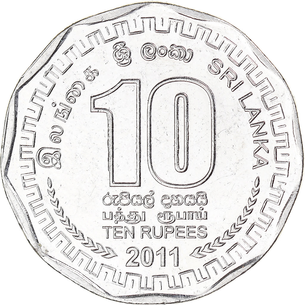 Munten, Sri Lanka, 10 Rupees, 2011