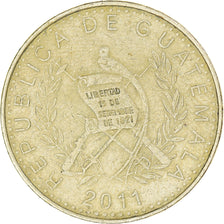 Coin, Guatemala, Quetzal, 2011