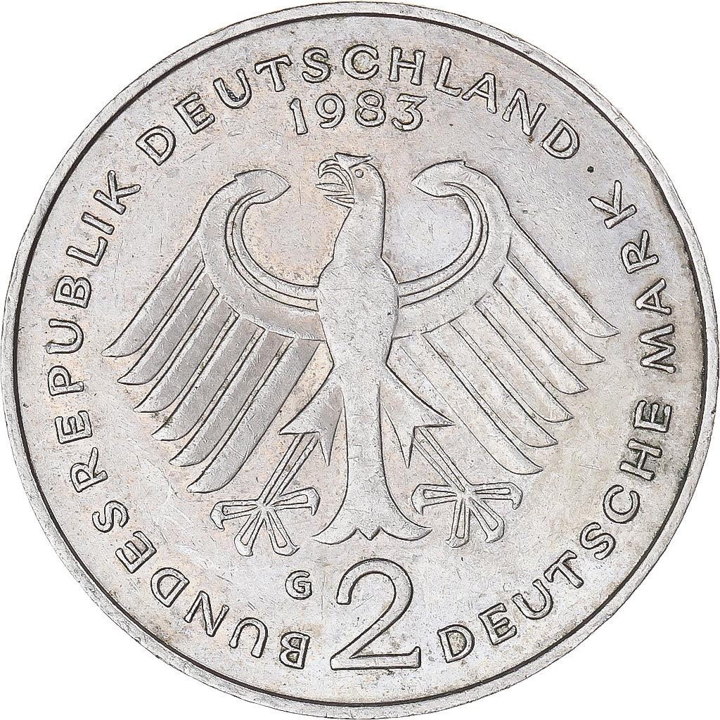 Moneda, Alemania, 2 Mark, 1983