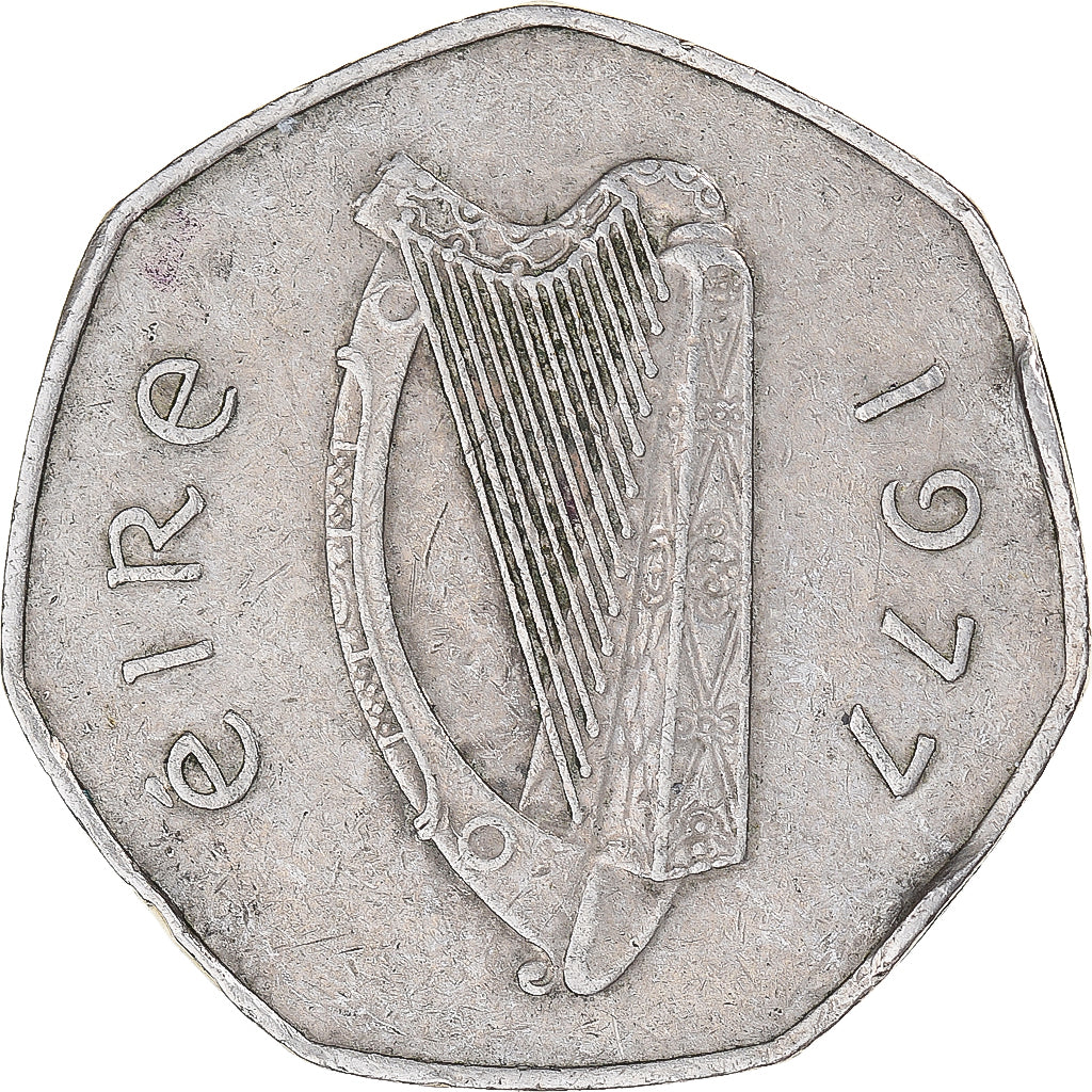 Coin, Ireland, 50 Pence, 1977