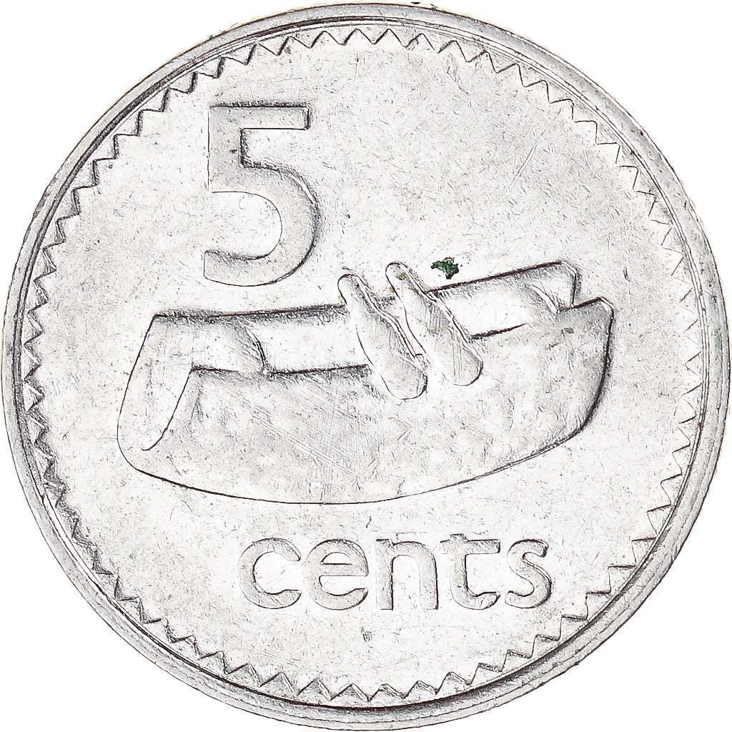 Monnaie, Fidji, 5 Cents, 1992
