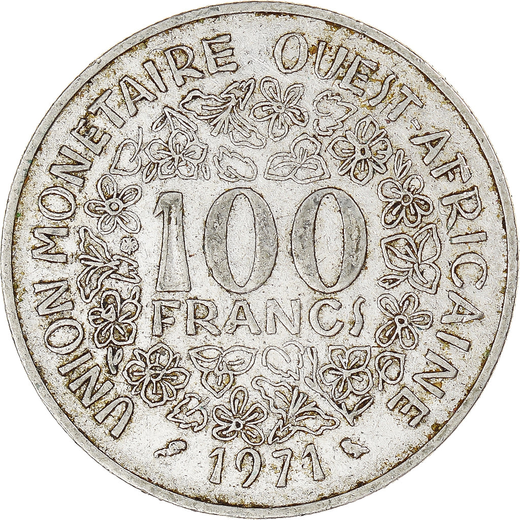 Munten, West Afrikaanse Staten, 100 Francs, 1971