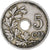 Münze, Belgien, 5 Centimes, 1902