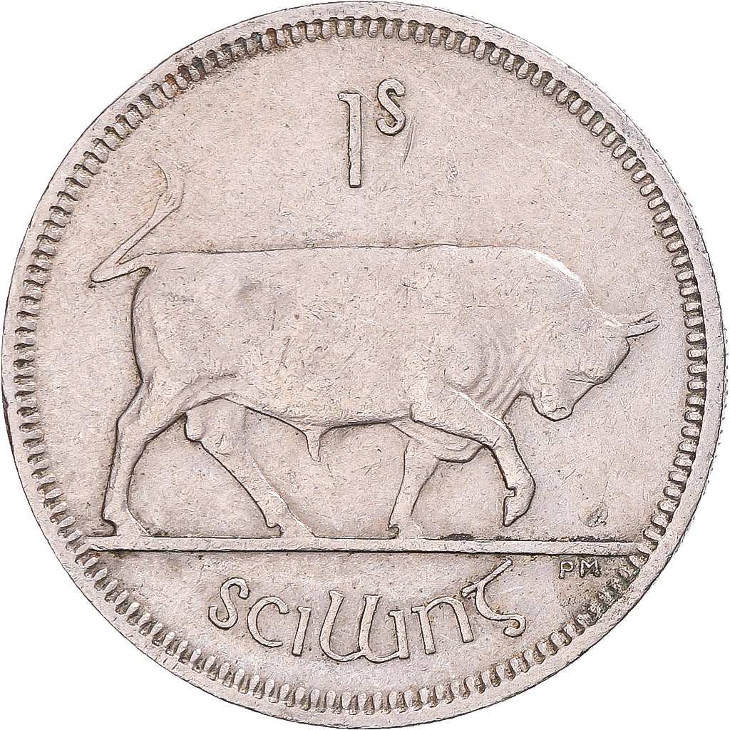 Coin, Ireland, Shilling, 1963