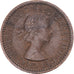 Monnaie, Grande-Bretagne, Farthing, 1955