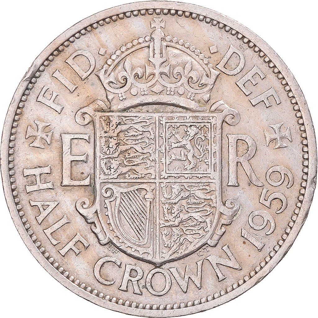 Moneta, Gran Bretagna, 1/2 Crown, 1959