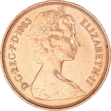 Coin, Great Britain, 2 Pence, 1983