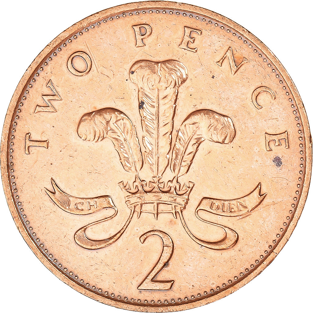 Coin, Great Britain, 2 Pence, 1983