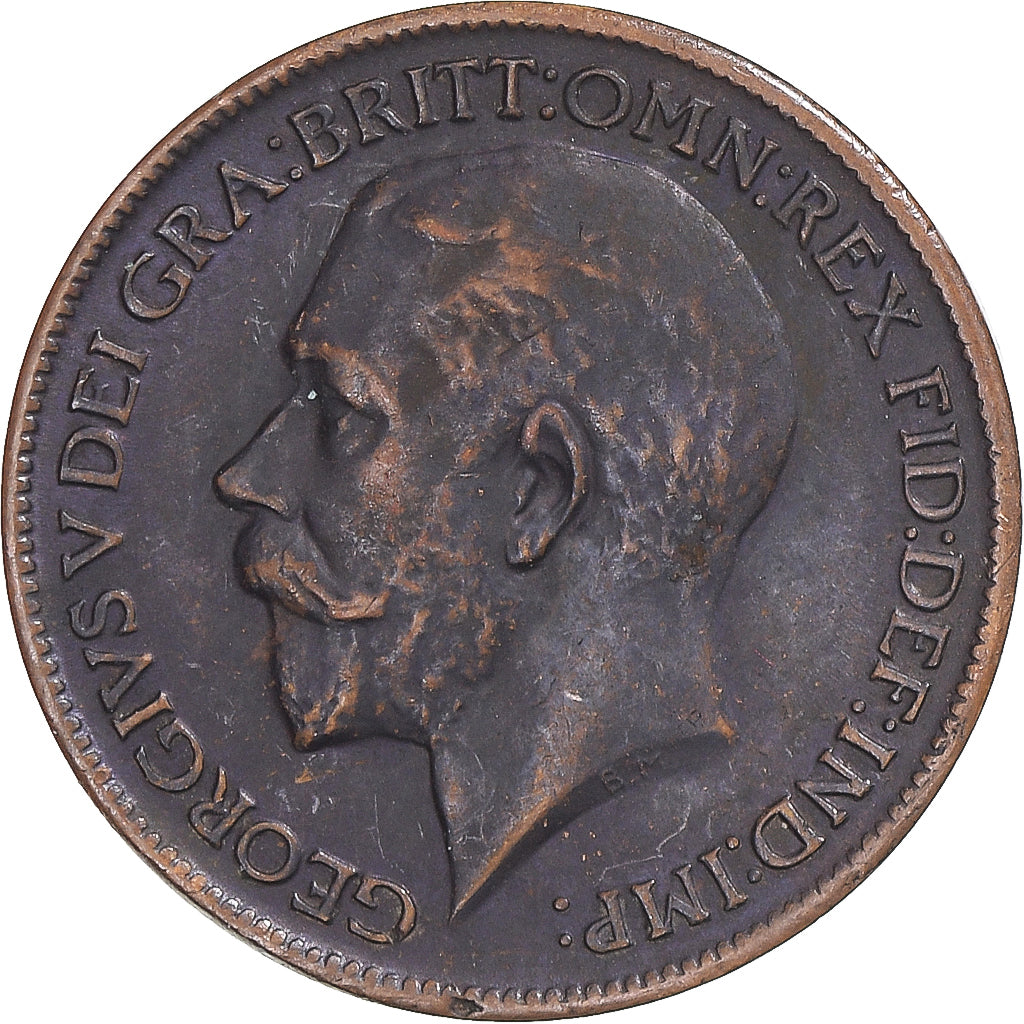 Moeda, Grã-Bretanha, Farthing, 1912