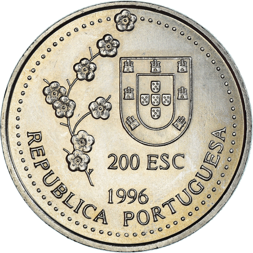 Coin, Portugal, 200 Escudos, 1996