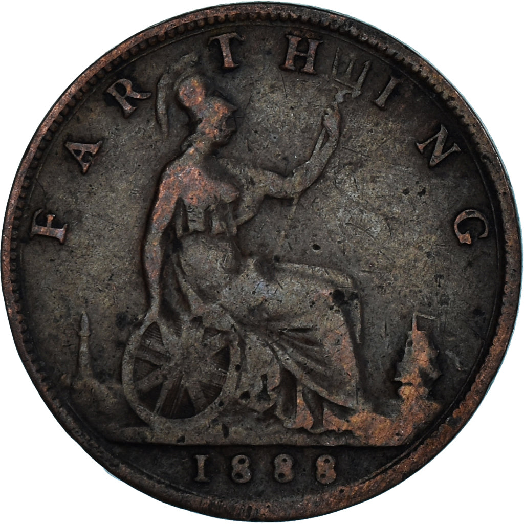 Coin, Great Britain, Farthing, 1888