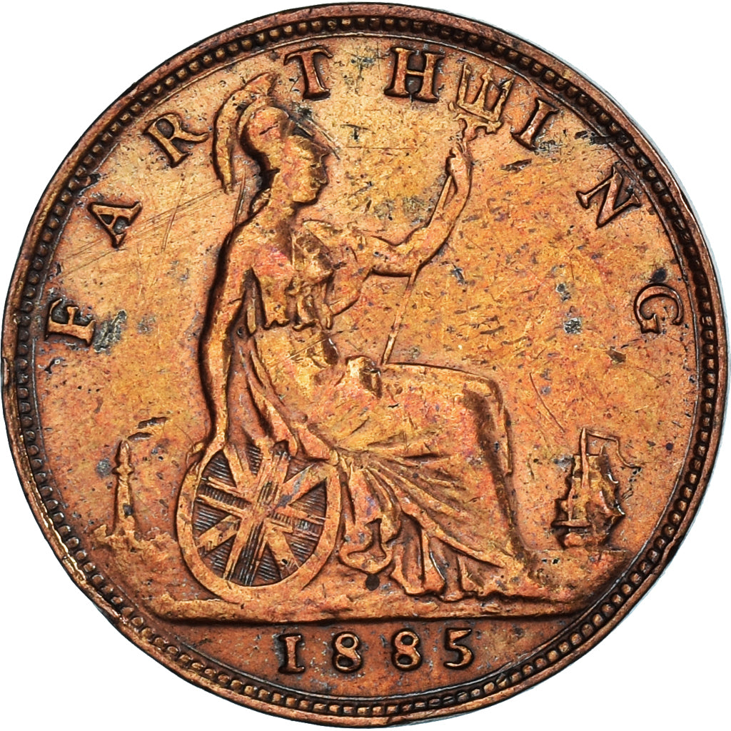 Coin, Great Britain, Farthing, 1885