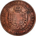 Moneta, Italia, 5 Centimes, 1859, MB, Rame
