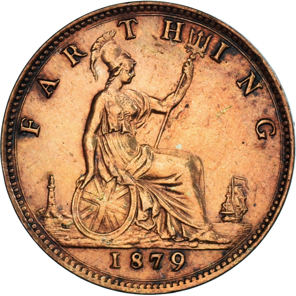 Münze, Großbritannien, Farthing, 1879