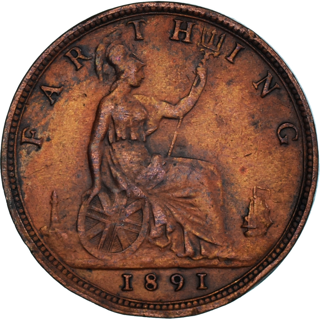 Coin, Great Britain, Farthing, 1891