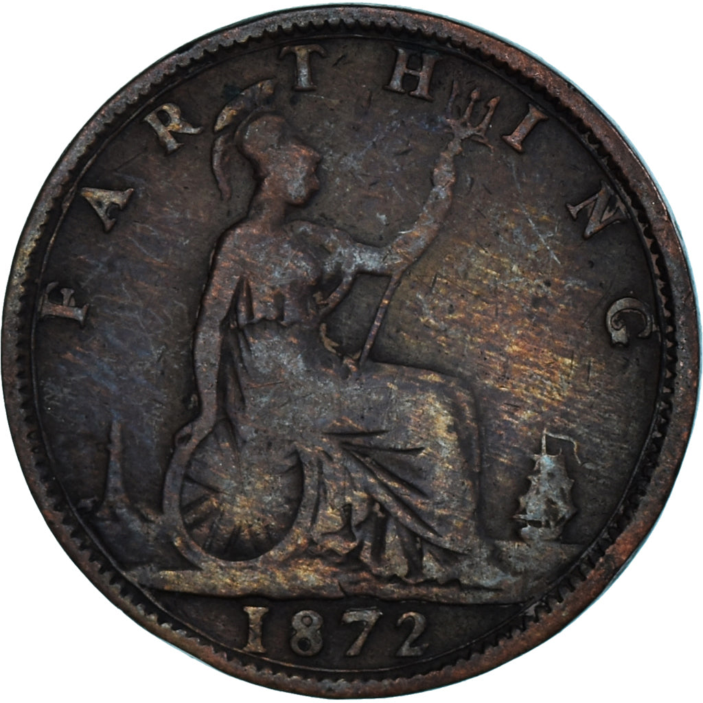 Münze, Großbritannien, Farthing, 1872