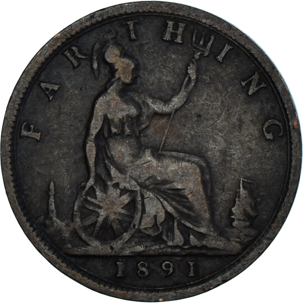 Moneta, Gran Bretagna, Farthing, 1891