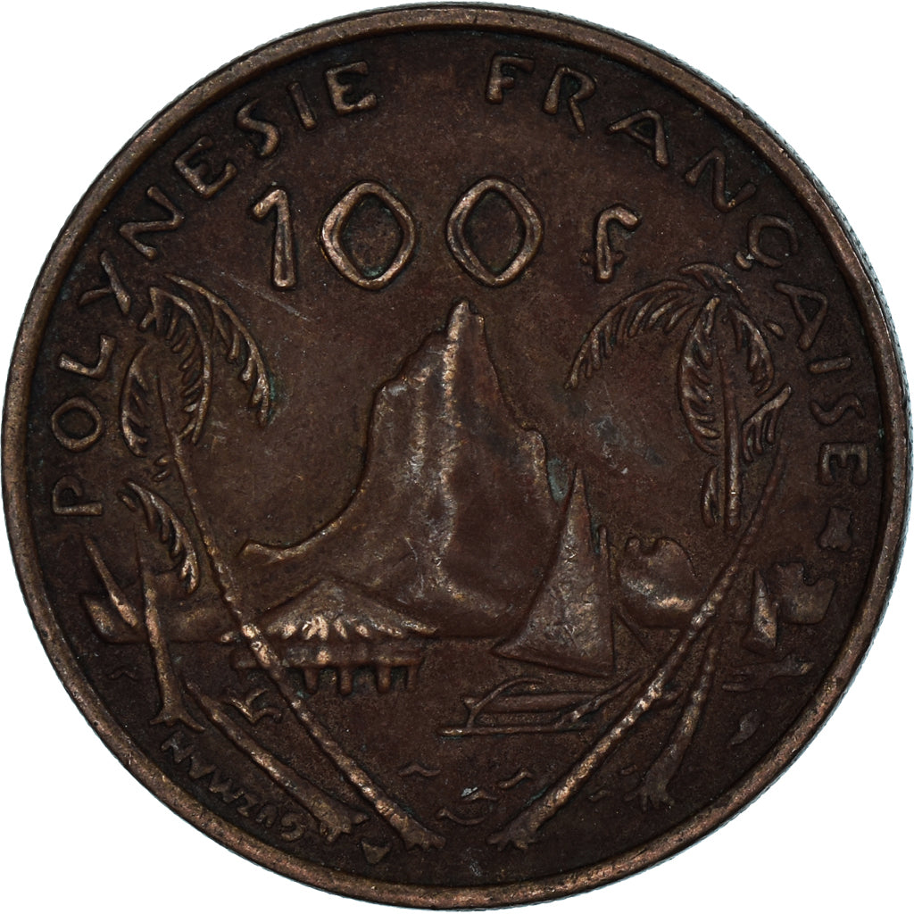 Moeda, Polinésia Francesa, 100 Francs, 1996