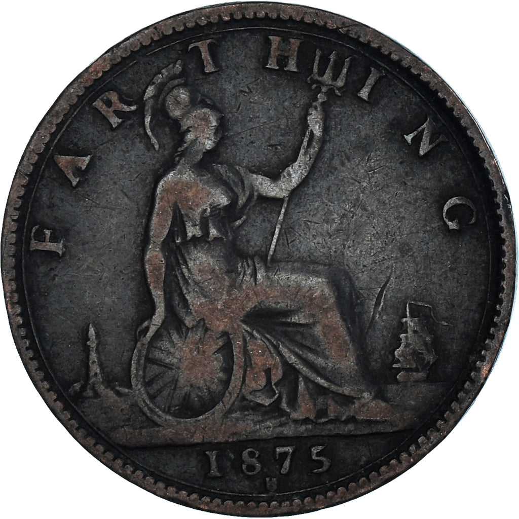 Moneta, Gran Bretagna, Farthing, 1875