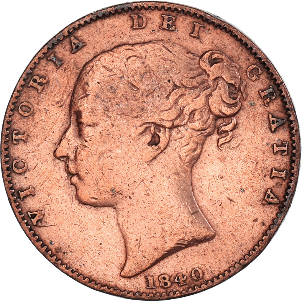 Munten, Groot Bretagne, Farthing, 1840