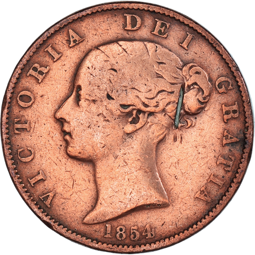 Coin, Great Britain, Farthing, 1854