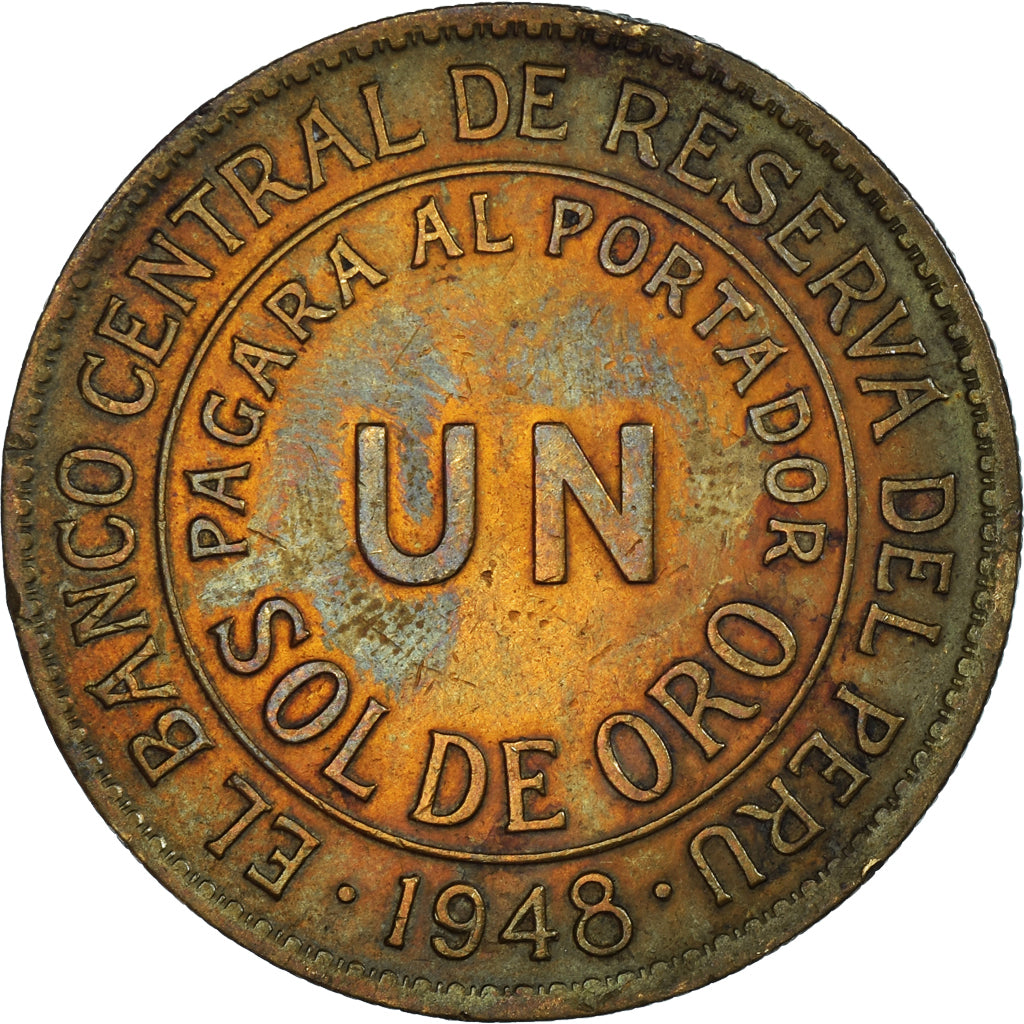 Moneda, Perú, Sol, 1948