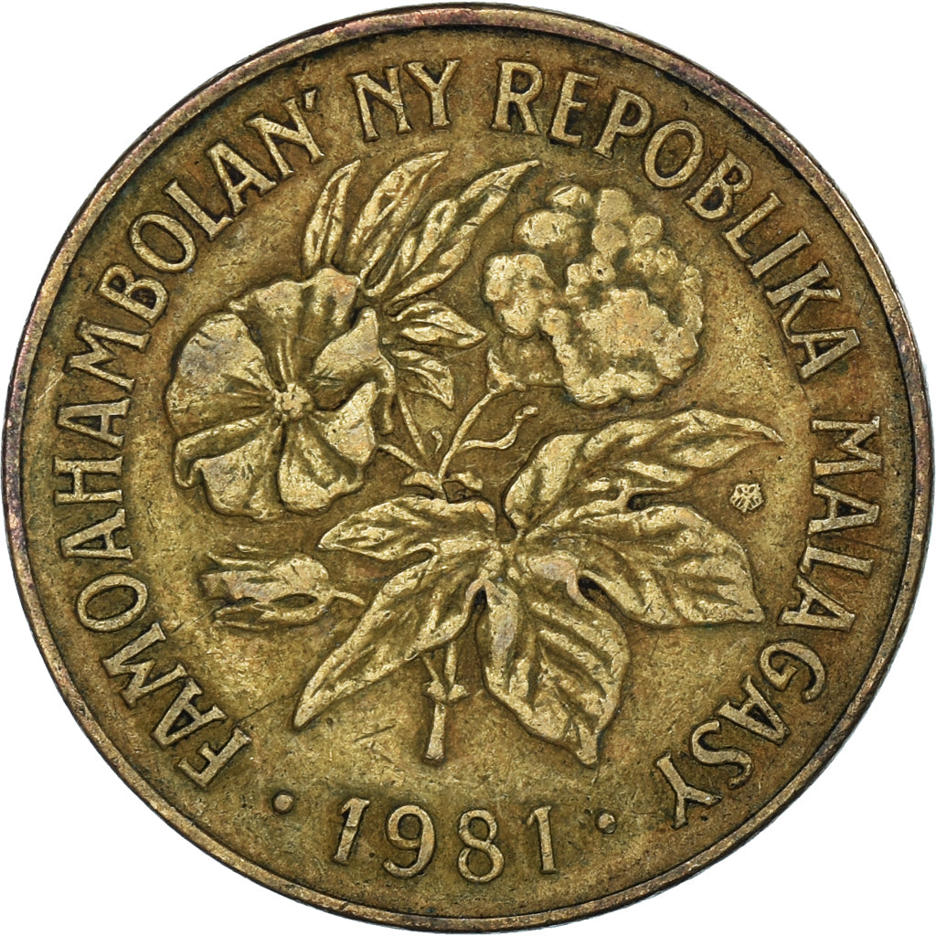 Münze, Madagascar, 20 Francs, 4 Ariary, 1981