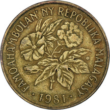 Münze, Madagascar, 20 Francs, 4 Ariary, 1981
