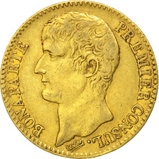Consulat, 40 Francs or Bonaparte Premier Consul, An 12 Paris, KM 652