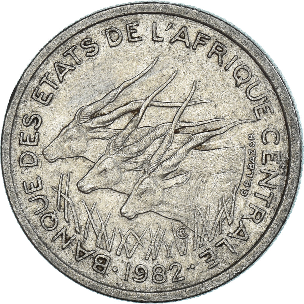 Moeda, Estados da África Central, 50 Francs, 1982