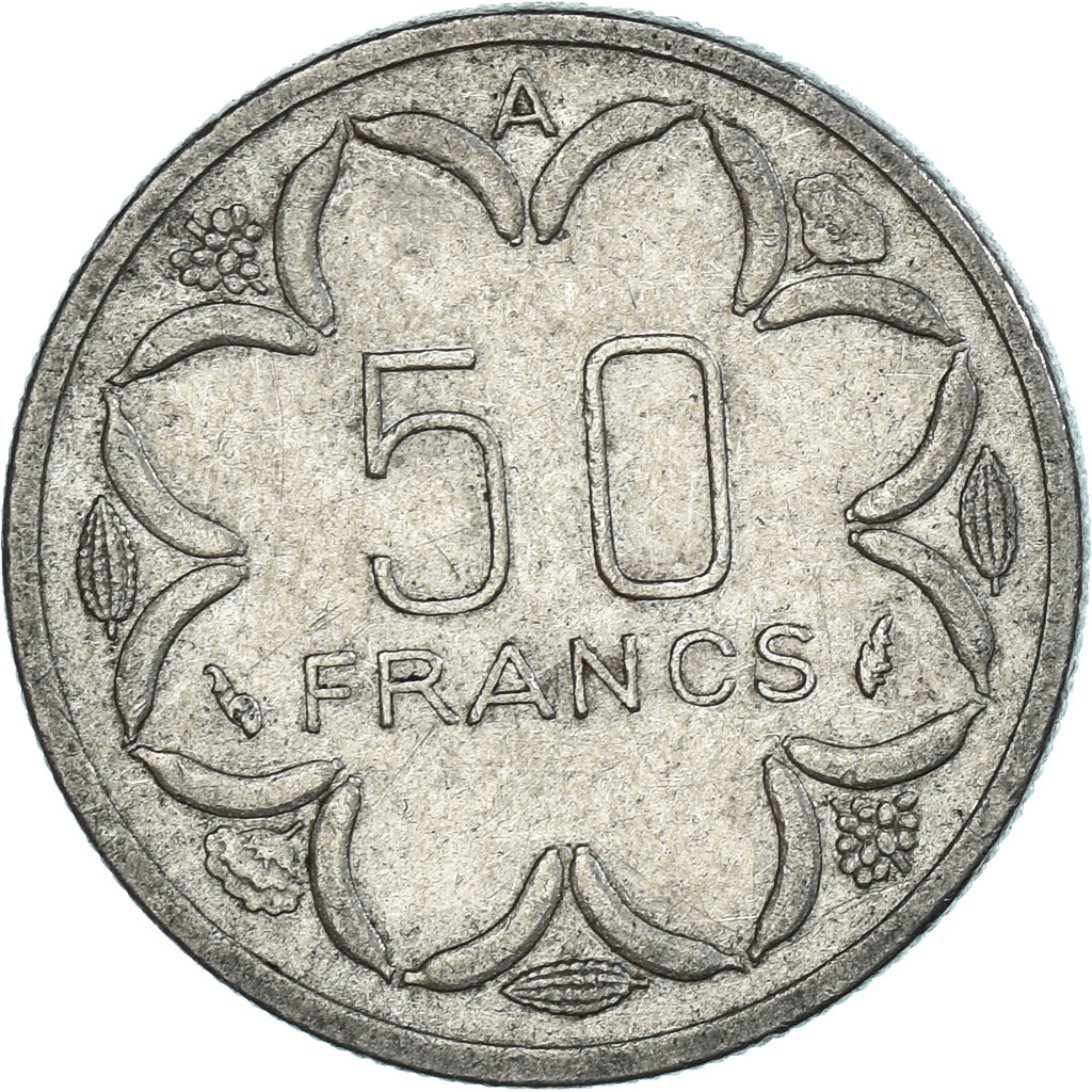 Moeda, Estados da África Central, 50 Francs, 1982