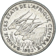 Coin, Central African States, 50 Francs, 1983