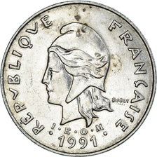 Coin, New Caledonia, 50 Francs, 1991