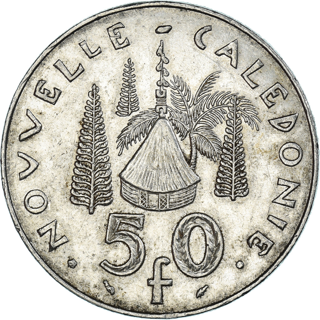 Coin, New Caledonia, 50 Francs, 1991
