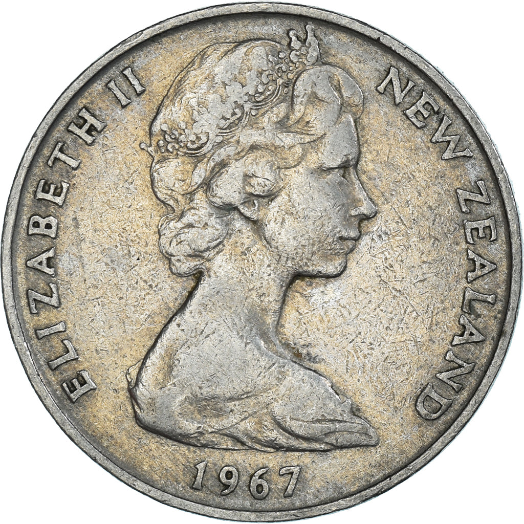 Moneta, Nowa Zelandia, 20 Cents, 1967