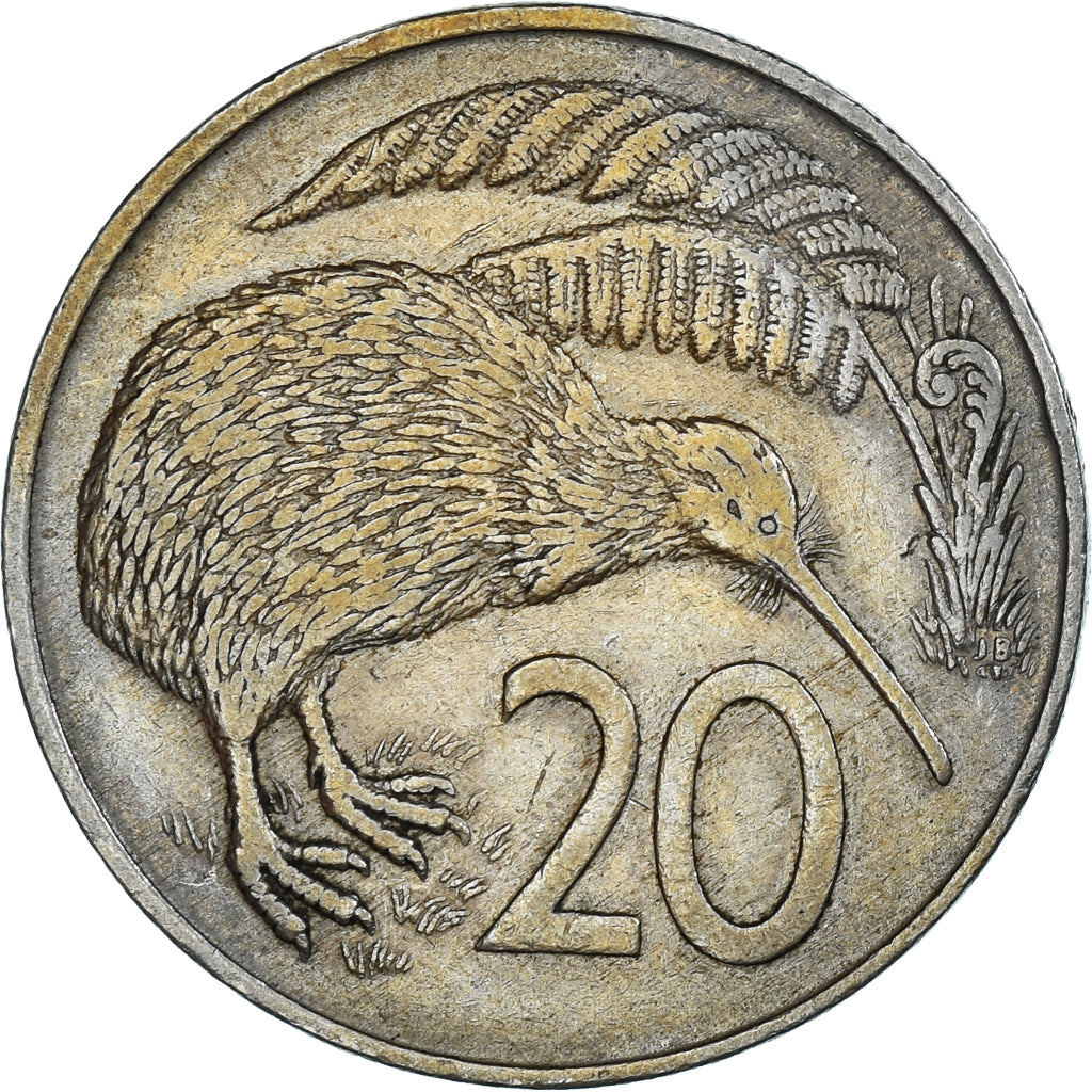 Moneta, Nowa Zelandia, 20 Cents, 1967