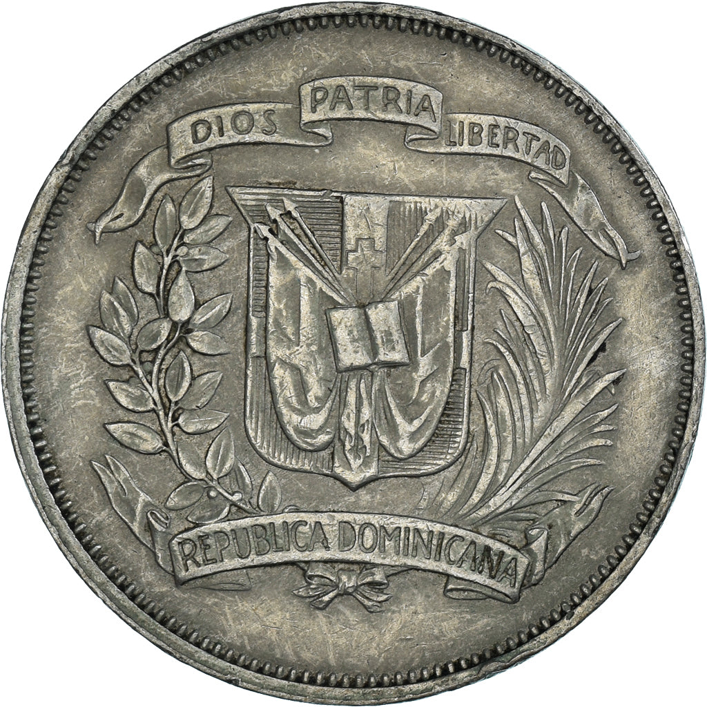 Moneda, República Dominicana, 1/2 Peso, 1967