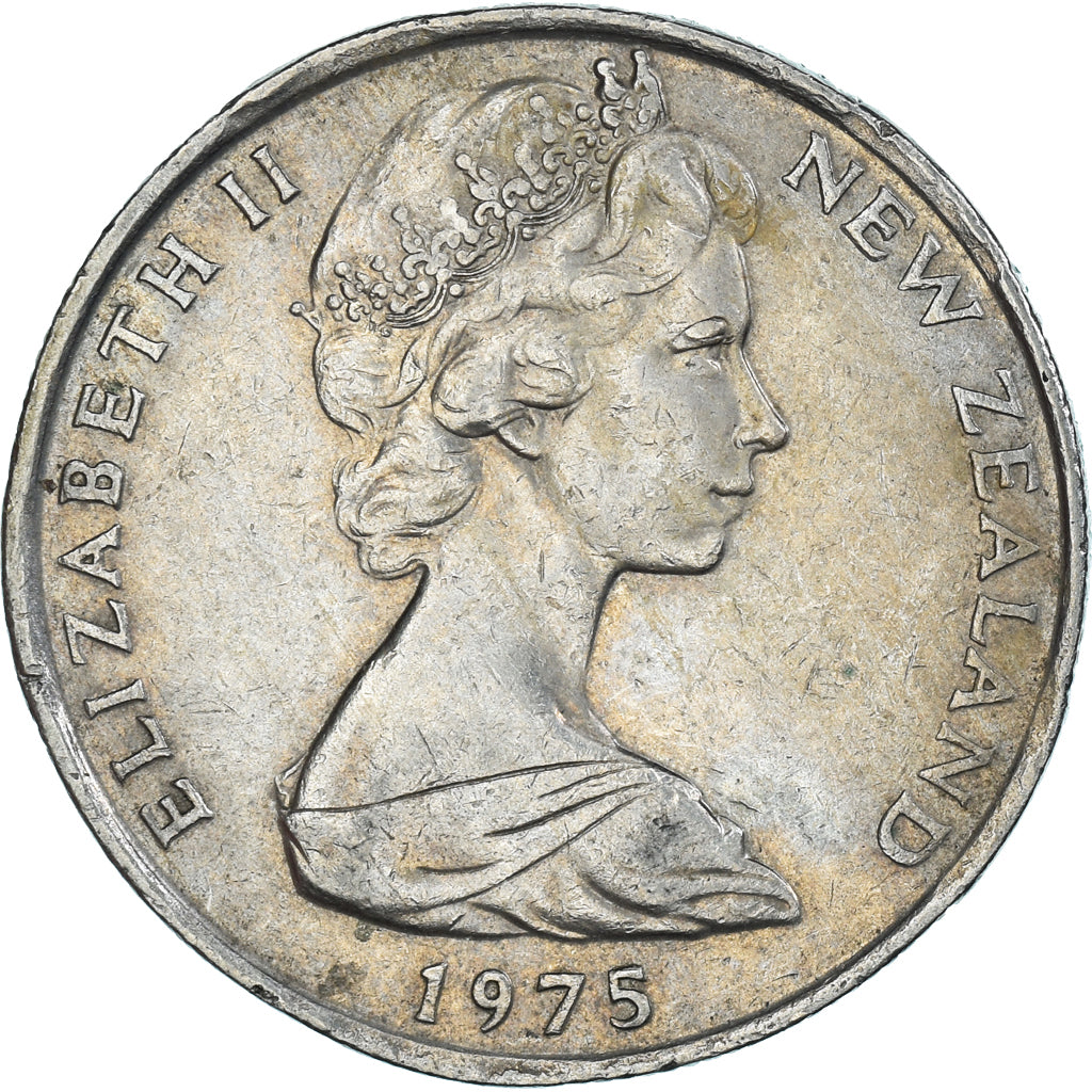 Monnaie, Nouvelle-Zélande, 50 Cents, 1975