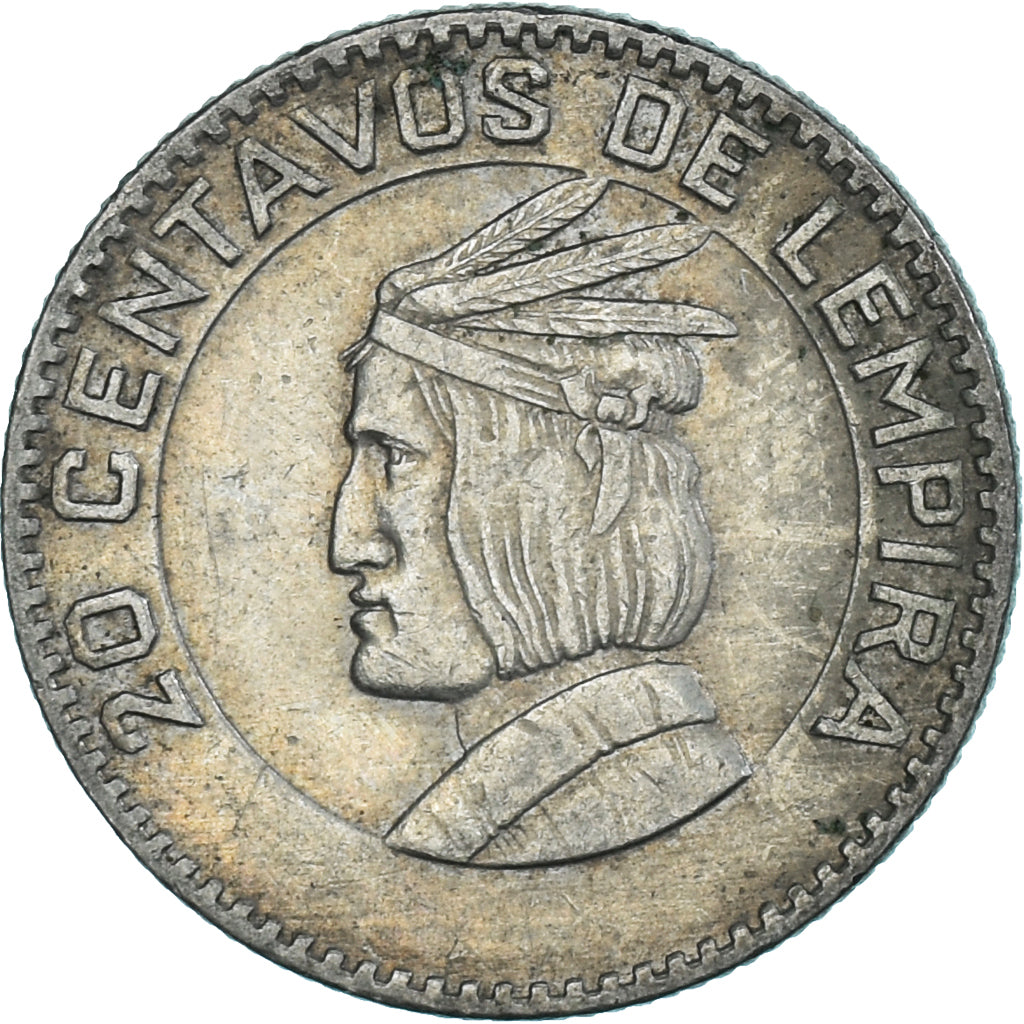 Moneda, Honduras, 20 Centavos, 1967