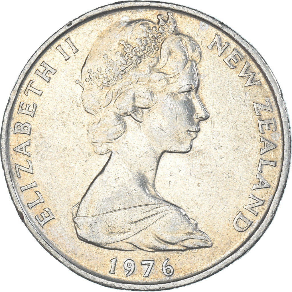 Monnaie, Nouvelle-Zélande, 50 Cents, 1976