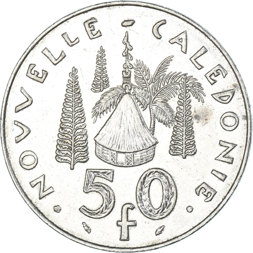 Moneda, Nueva Caledonia, 50 Francs, 1991