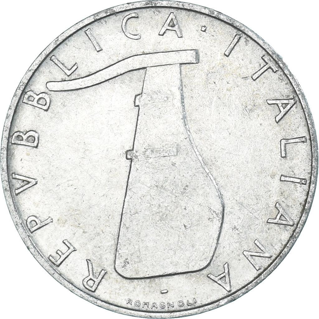 Munten, Italië, 5 Lire, 1971