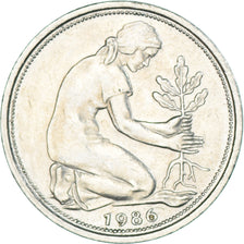 Coin, Germany, 50 Pfennig, 1986