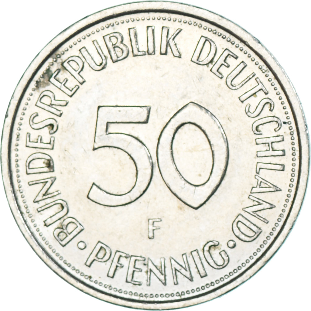 Coin, Germany, 50 Pfennig, 1986