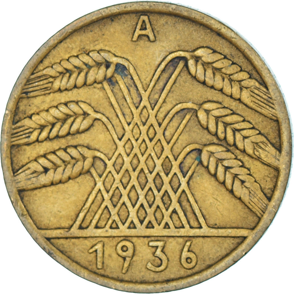 Münze, Deutschland, 10 Reichspfennig, 1936