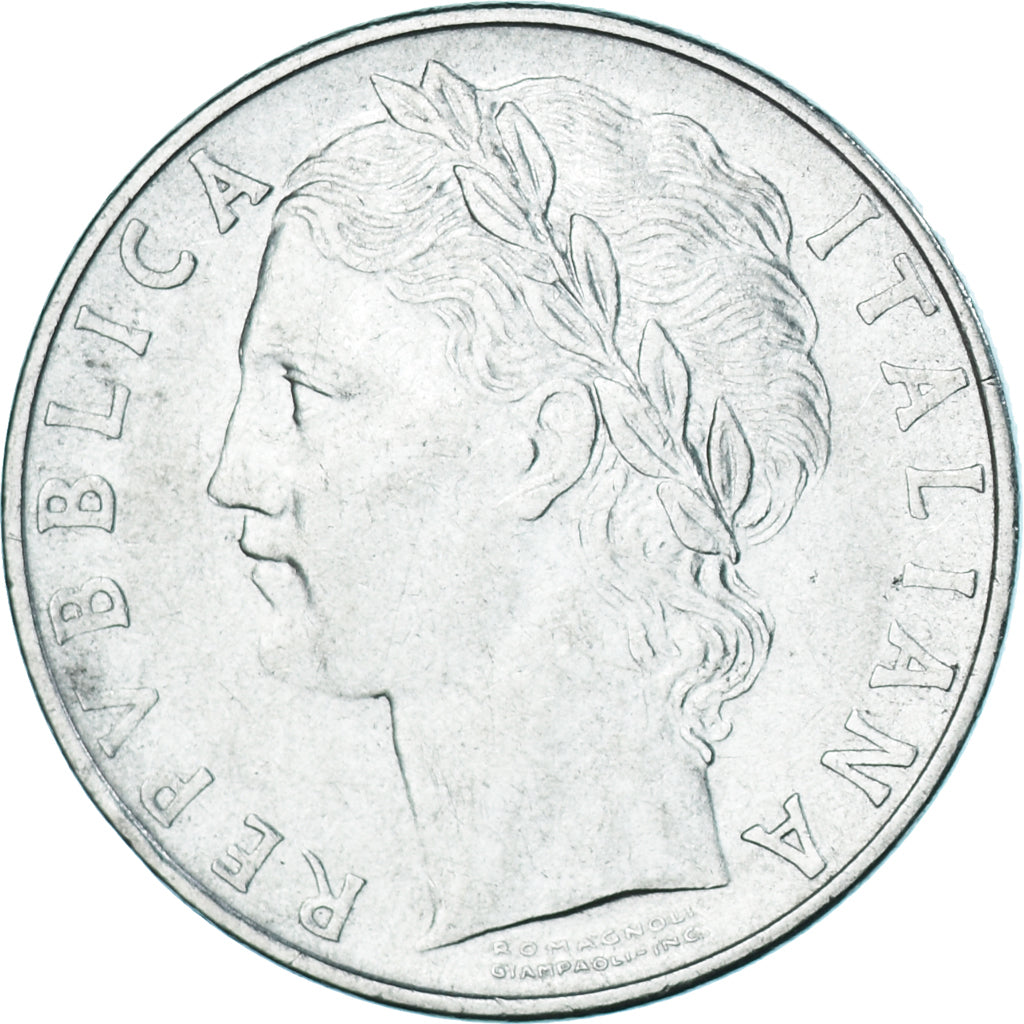 Coin, Italy, 100 Lire, 1955